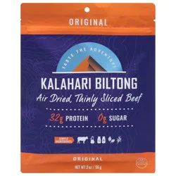 Kalahari Biltong Original Air Dried Thinly Sliced Beef