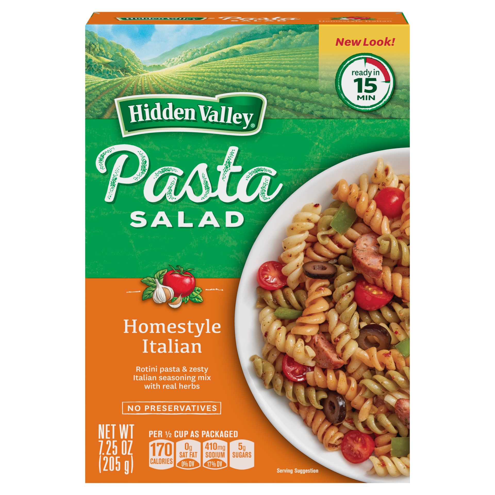 slide 1 of 1, Hidden Valley Homestyle Italian Pasta Salad, 7.25 oz