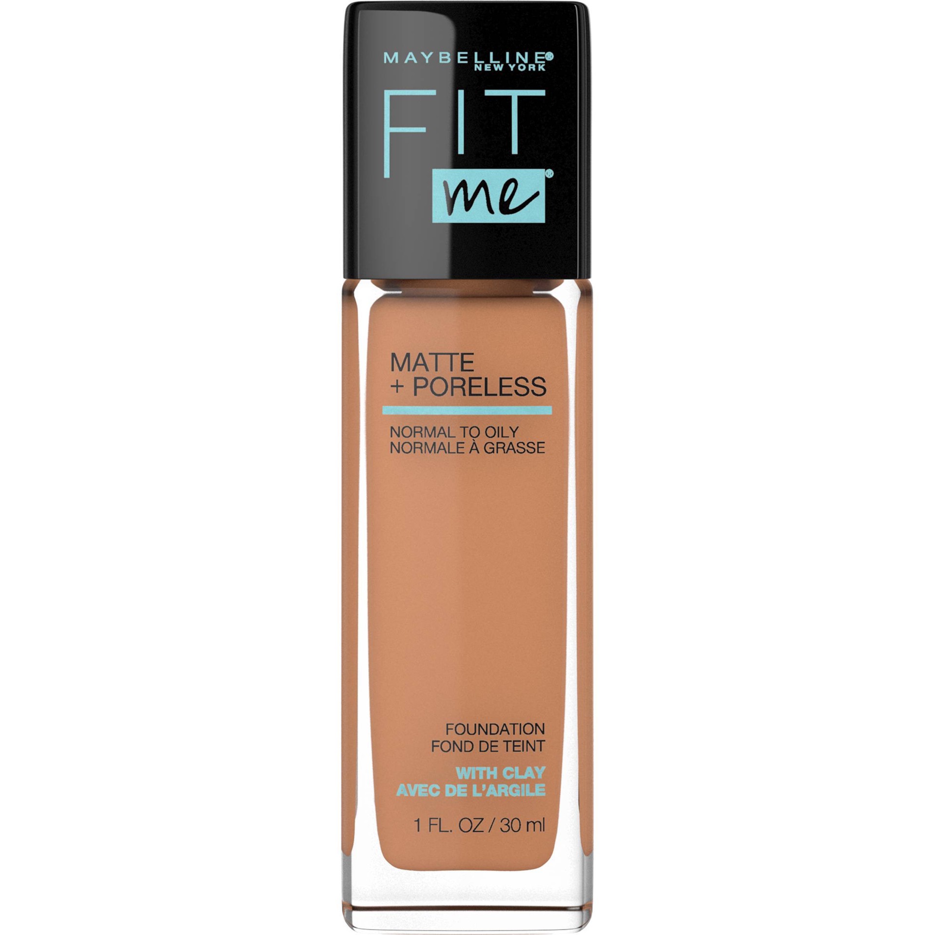 slide 1 of 49, Maybelline Fit Me Matte + Poreless Oil Free Liquid Foundation - 1 fl oz - 330 Toffee - 1 fl oz, 1 fl oz