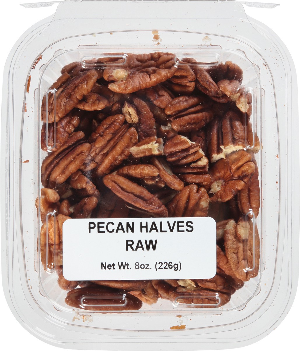 slide 7 of 9, JLM Manufacturing Raw Pecan Halves 8 oz, 8 oz