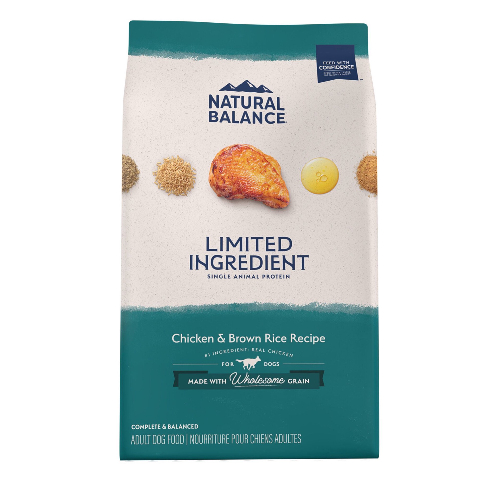 Natural balance chicken outlet and rice