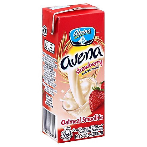 slide 1 of 1, Alpina Avena Oat Smoothie Strawberry - 6.7 Fl. Oz., 6.7 fl oz