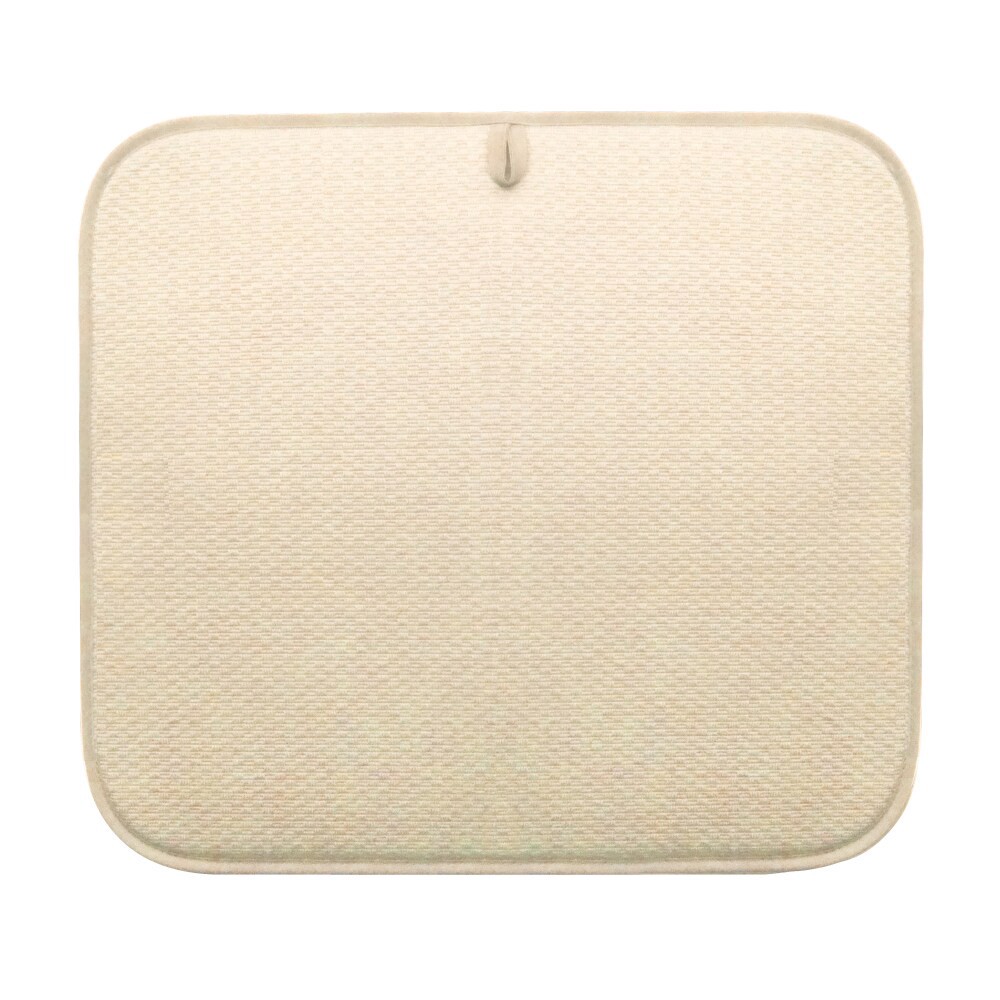 slide 1 of 1, Microfiber Drying Mat - Ivory, 16 in x 18 in