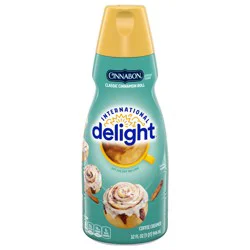 International Delight Coffee Creamer, Cinnabon (R), 32 FL OZ Bottle