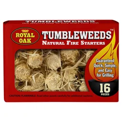 Royal Oak Tumbleweeds Natural Fire Starters 16 Each