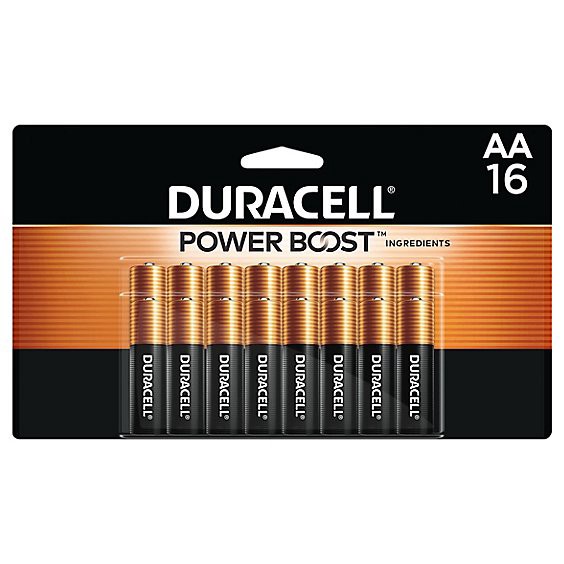 slide 1 of 9, Duracell Coppertop Aa Alkaline Batteries - 16 Count, 16 ct