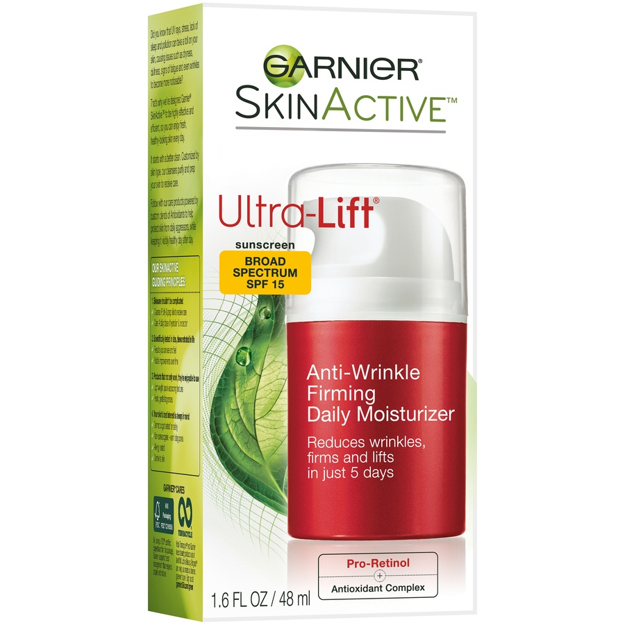 slide 3 of 7, Garnier Ultra-Lift Anti-Wrinkle Firming Moisturizer Day Cream SPF 15, 1.6 oz