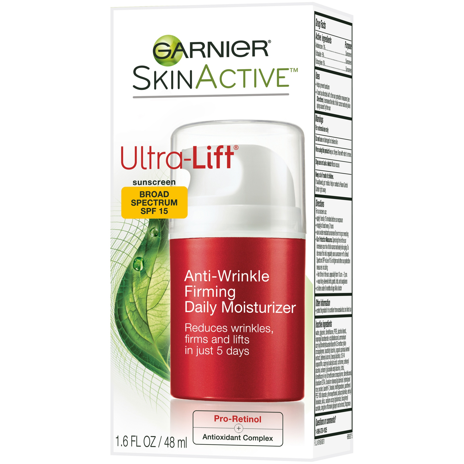 slide 4 of 7, Garnier Ultra-Lift Anti-Wrinkle Firming Moisturizer Day Cream SPF 15, 1.6 oz