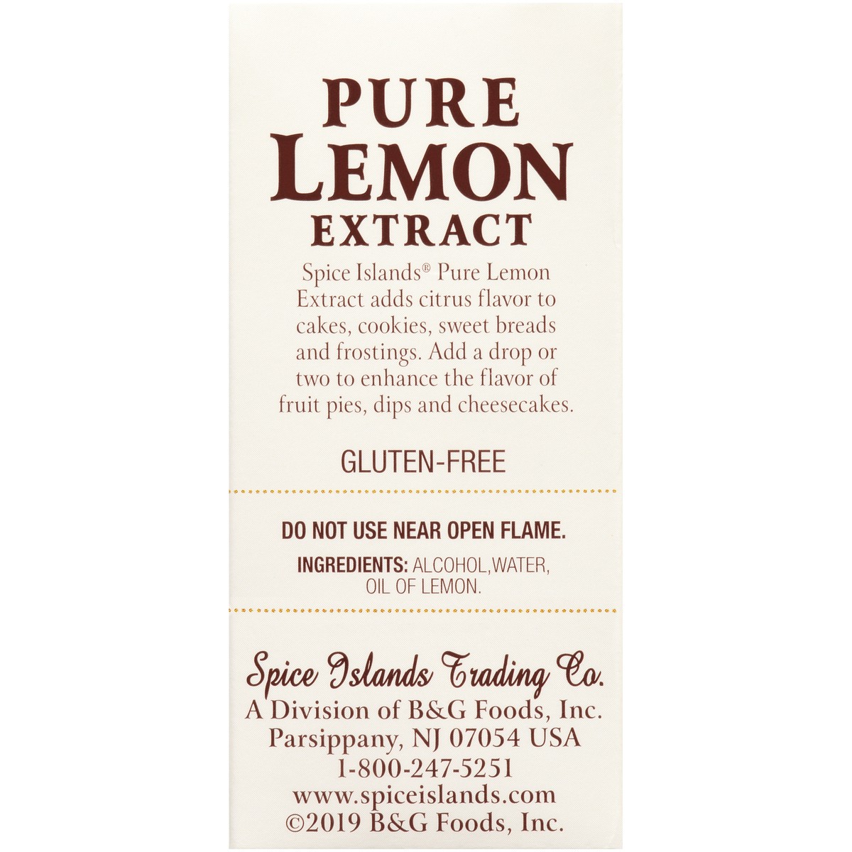 slide 4 of 7, Spice Islands Pure Lemon Extract 1 oz, 1 fl oz