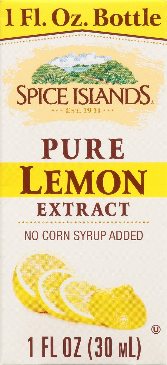 slide 3 of 7, Spice Islands Pure Lemon Extract 1 oz, 1 fl oz