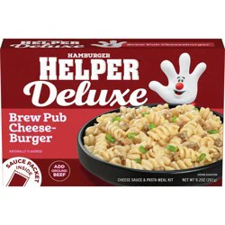 Hamburger Helper® Deluxe Brew Pub Cheeseburger Pasta Meal Kit