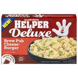 Hamburger Helper® Deluxe Brew Pub Cheeseburger Pasta Meal Kit