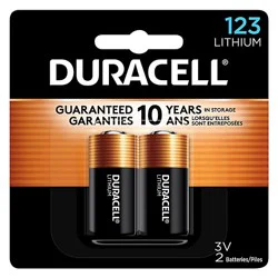 Duracell Battery Ultra Lithium 123 3v - 2 Count