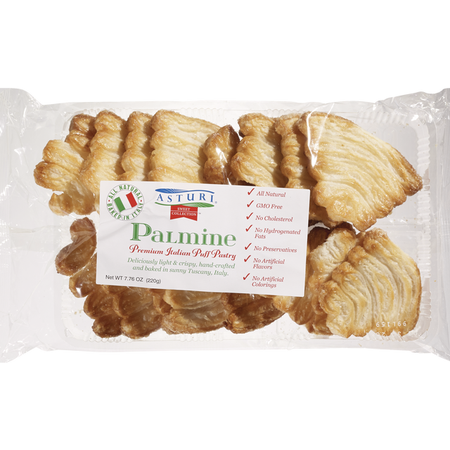 slide 1 of 1, Asturi Palmine Prem Italian Puff Pastry, 7.7 oz