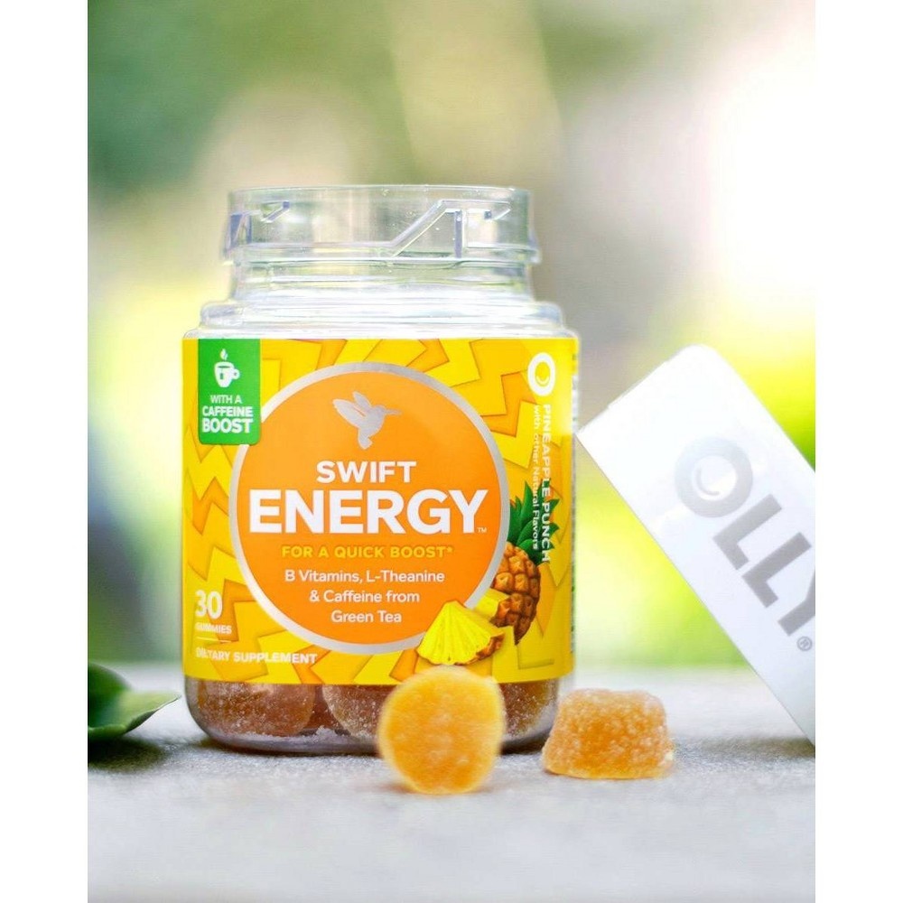 slide 2 of 5, OLLY Swift Energy Vitamin Gummies - Pineapple Punch, 30 ct