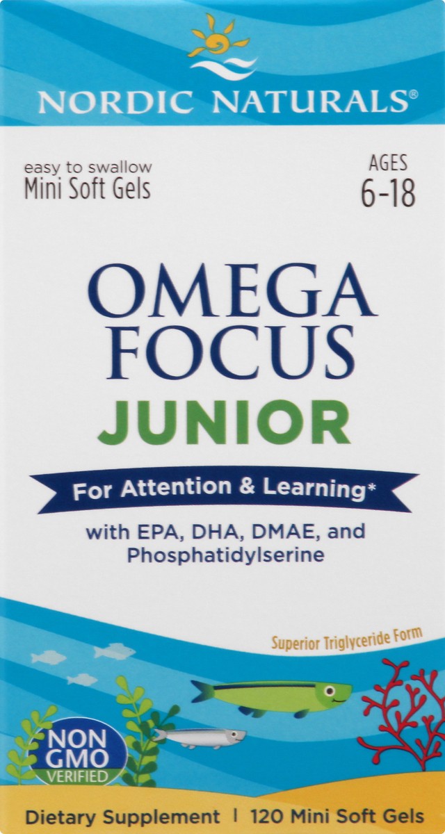 slide 4 of 13, Nordic Naturals Omega Focus 120 ea, 120 ct
