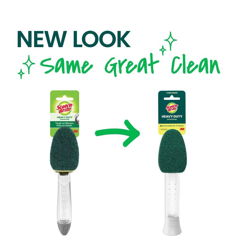 slide 2 of 11, Scotch-Brite Heavy Duty Dishwand, 1 ct