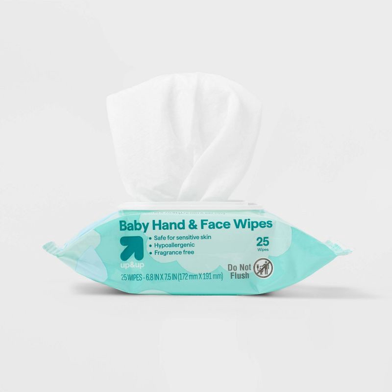slide 3 of 5, Hand and Face Wipes - 25ct - up&up™, 25 ct