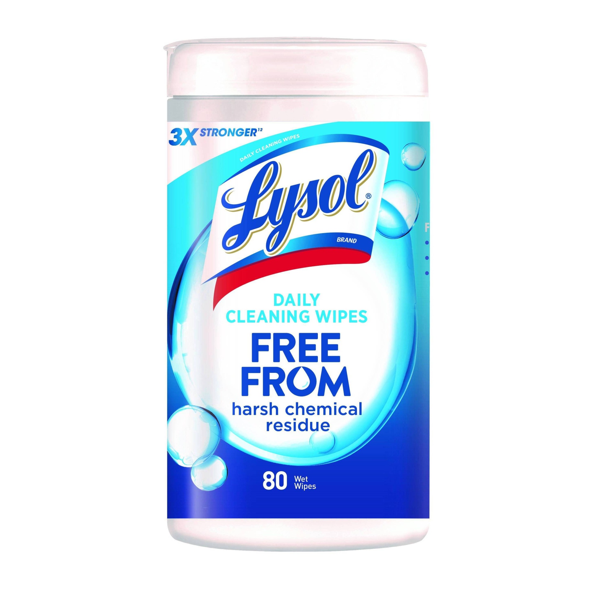 slide 1 of 4, Lysol Free Daily Cleaning Wipes, 80 ct