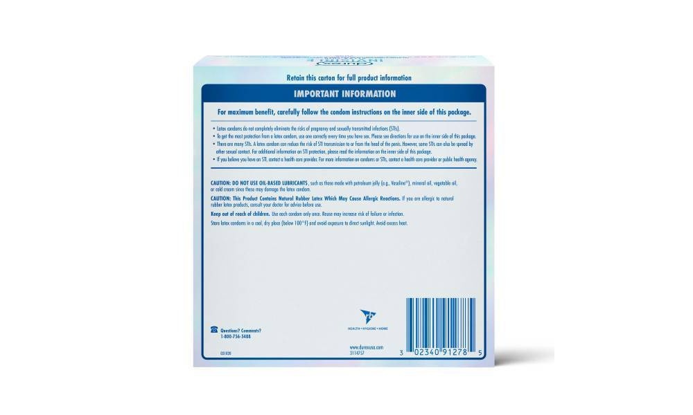 slide 6 of 6, Durex Invisible Ultra Thin & Ultra Sensitive Premium Condoms, 16 ct