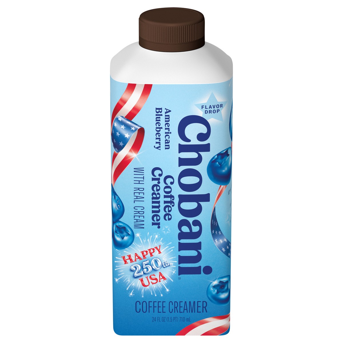 slide 1 of 12, Chobani American Blueberry Coffee Creamer, 24 oz