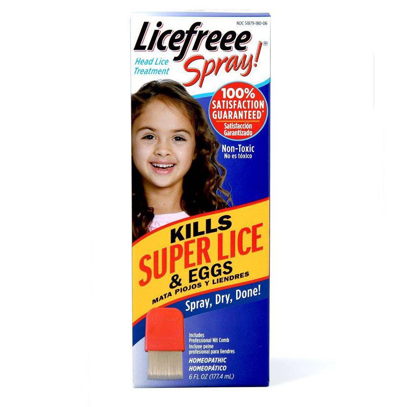 slide 1 of 4, Licefreee! Spray Instant Head Lice Treatment - 6 Fl Oz, 6 fl oz