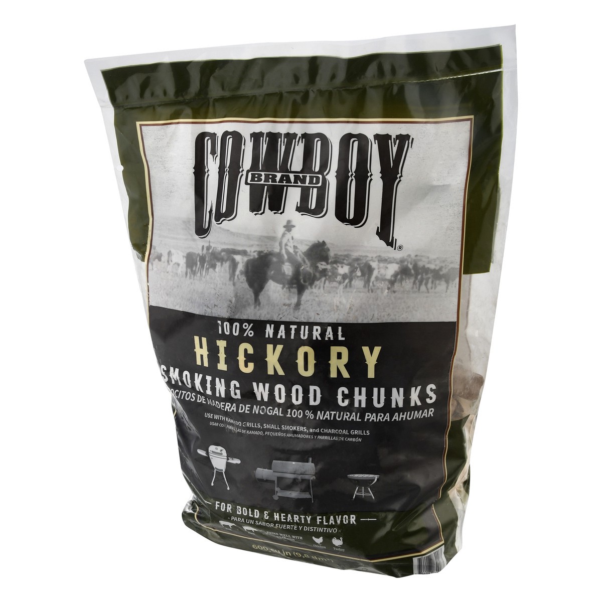 slide 4 of 9, Cowboy Charcoal Hickory Smoking Wood Chunks 1 ea, 1 ct