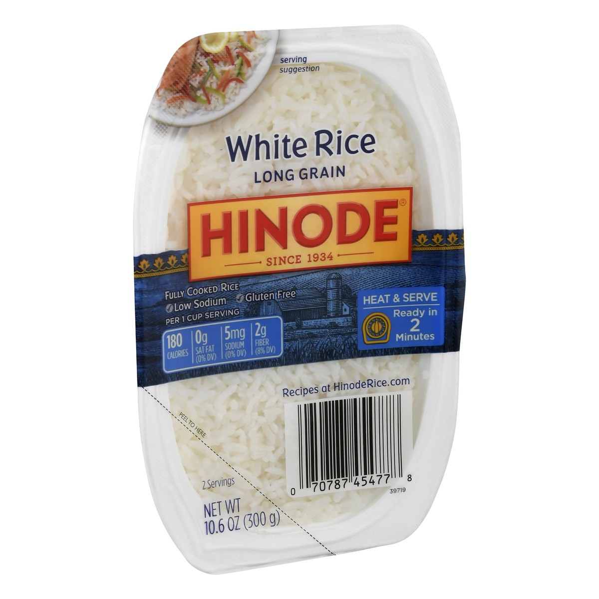 slide 2 of 10, Hinode White Rice Long Grain Heat & Serve Microwavable, 10.6 oz