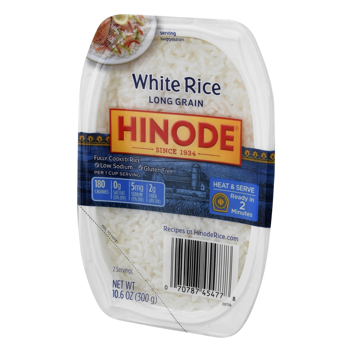 slide 3 of 10, Hinode White Rice Long Grain Heat & Serve Microwavable, 10.6 oz