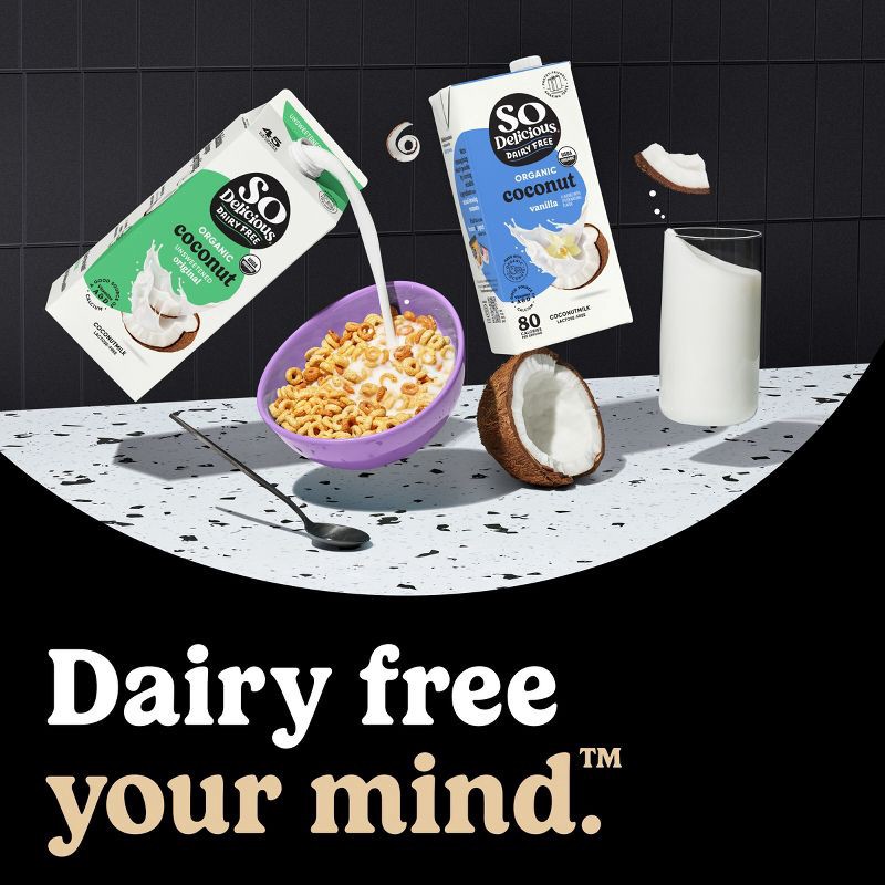 slide 5 of 10, So Delicious Dairy Free UHT Original Coconut Milk Shelf Stable - 1qt, 1 qt