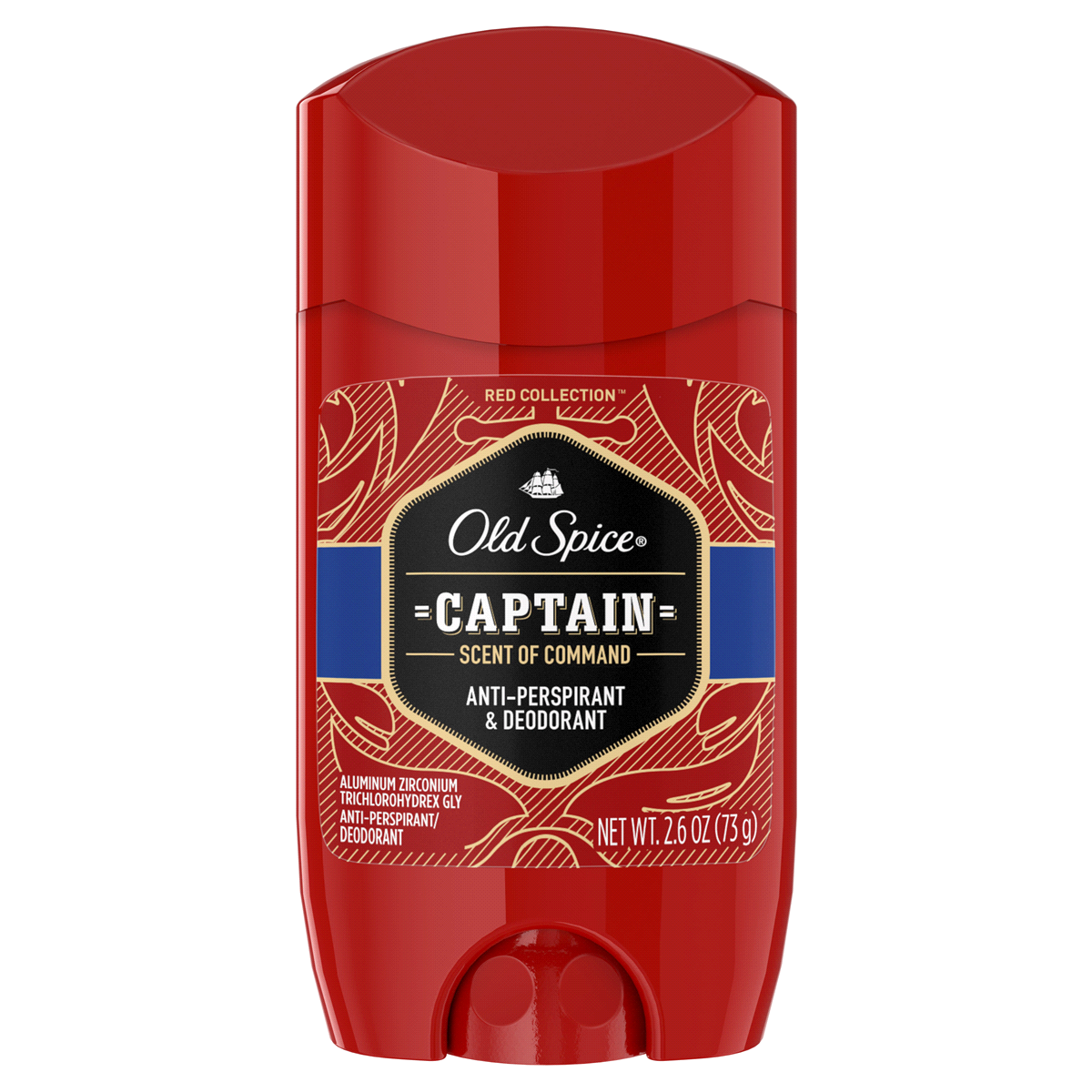 slide 2 of 4, Old Spice Red Collection Captain Invisible Solid Antiperspirant and Deodorant, 2.6 oz