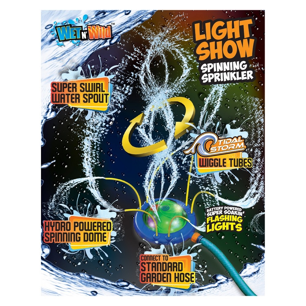 slide 2 of 5, wet n wild Light Show Sprinkler, 1 ct