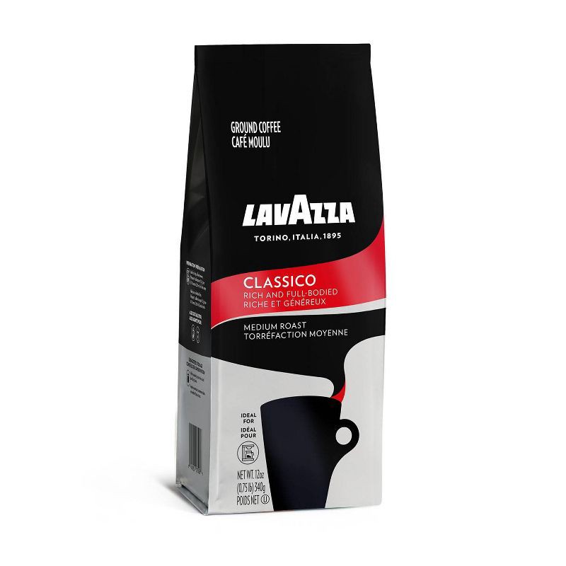 slide 2 of 12, Lavazza Classico Medium Roast Ground Coffee - 12oz, 12 oz