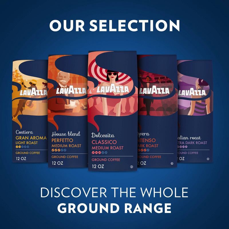 slide 8 of 12, Lavazza Classico Medium Roast Ground Coffee - 12oz, 12 oz