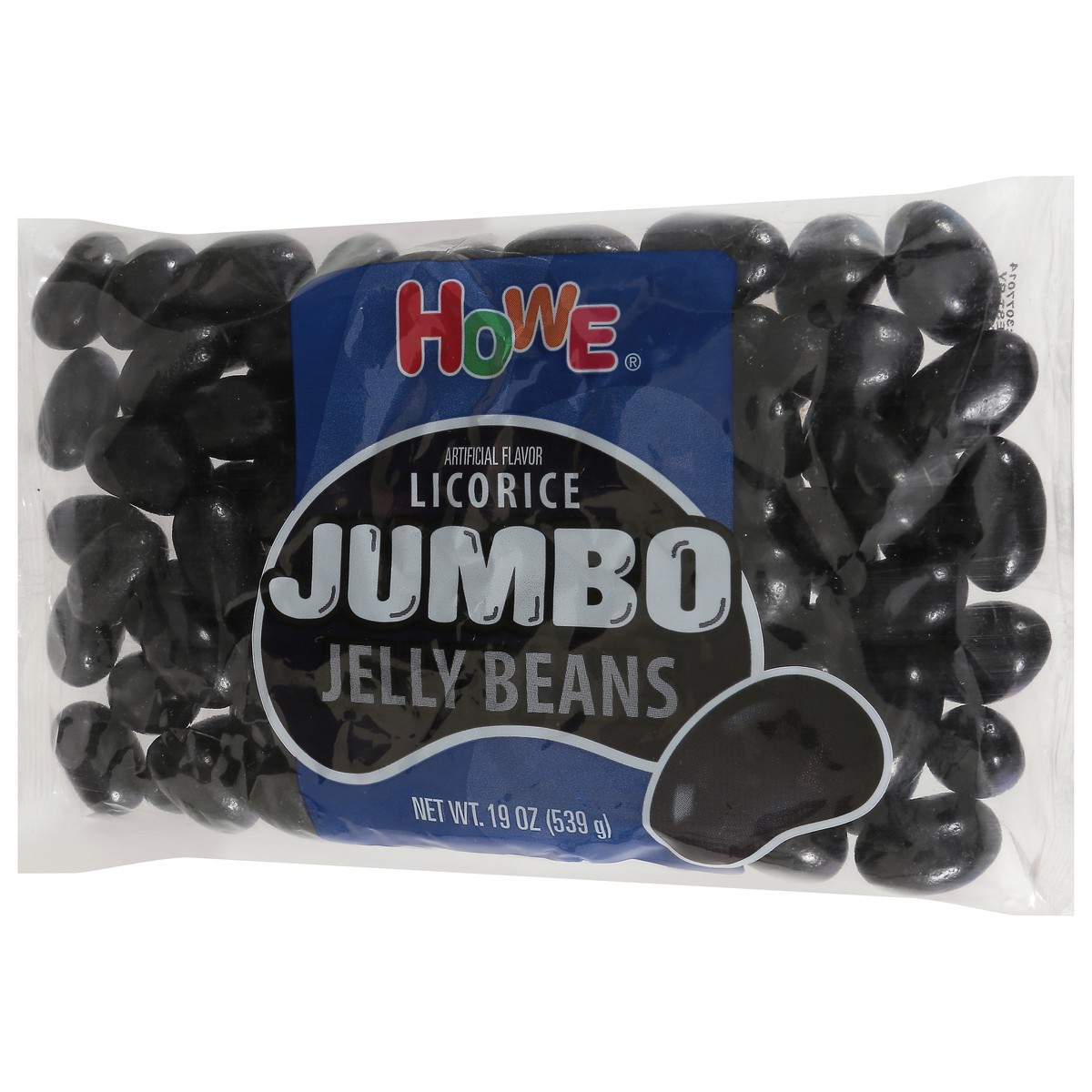 slide 7 of 9, Howe Jumbo Licorice Jelly Beans 19 oz, 19 oz