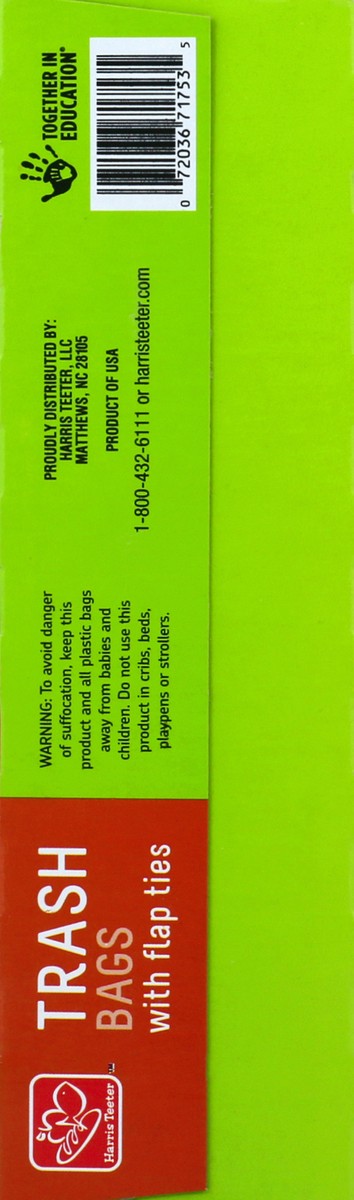 slide 3 of 5, Harris Teeter Flptop Trash Bags, 21 ct