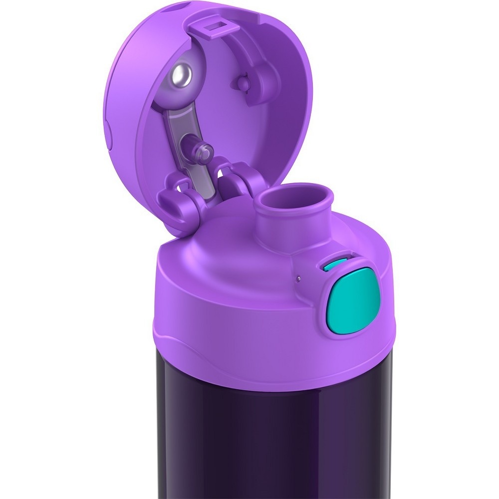 slide 2 of 2, Thermos Funtainer Bottle with Spout Purple, 16 oz