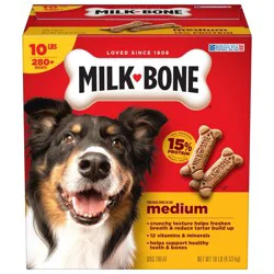 Milk-Bone Biscuits Flavored Medium Dog Treats - 10lbs