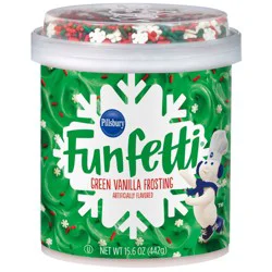 Pillsbury Funfetti Holiday Vanilla Frosting - 15.6oz