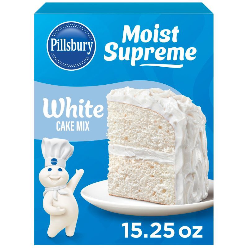 slide 1 of 10, Pillsbury Moist Supreme White Cake Mix - 15.25oz, 15.25 oz