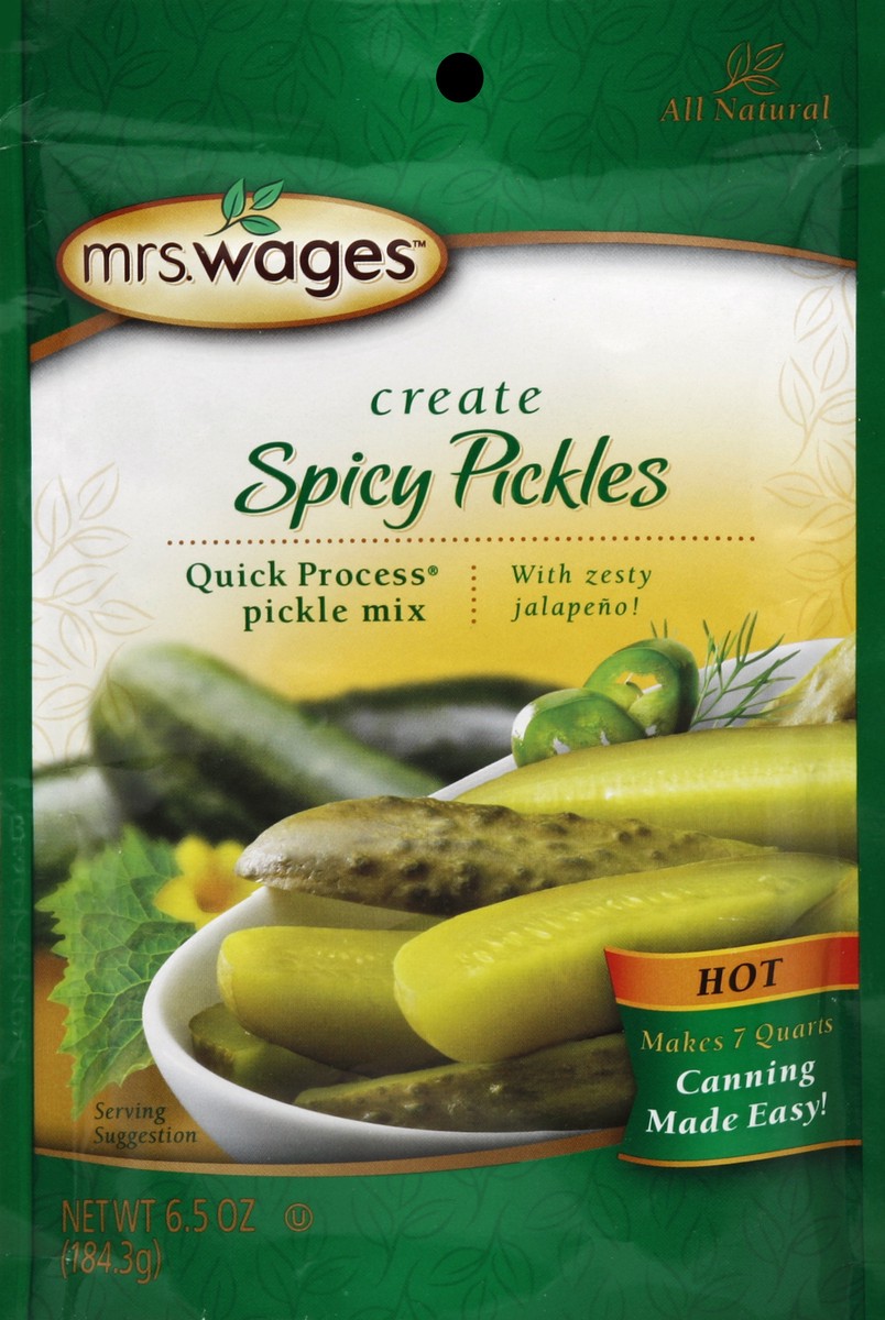 slide 2 of 3, Mrs. Wages Pickle Mix 6.5 oz, 6.5 oz