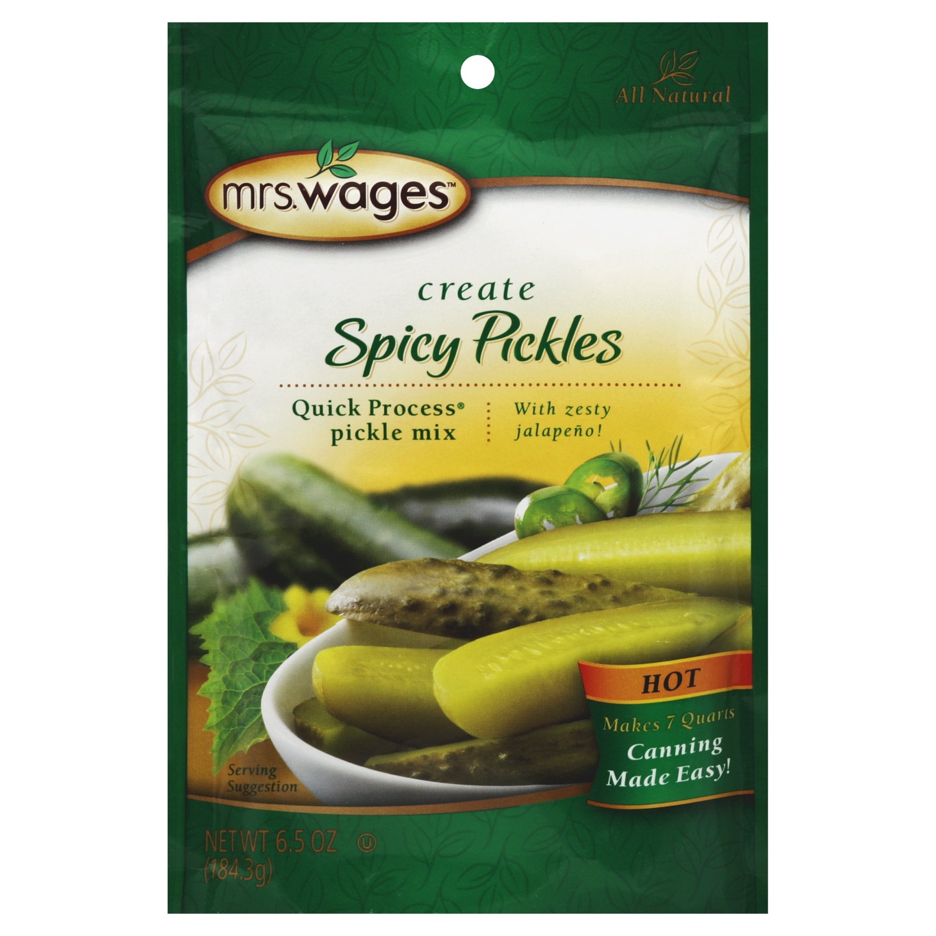 slide 1 of 3, Mrs. Wages Pickle Mix 6.5 oz, 6.5 oz