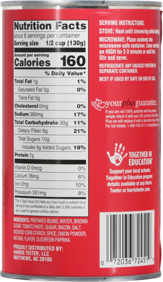 slide 4 of 12, Harris Teeter Homestyle Baked Beans 28, 1 ct