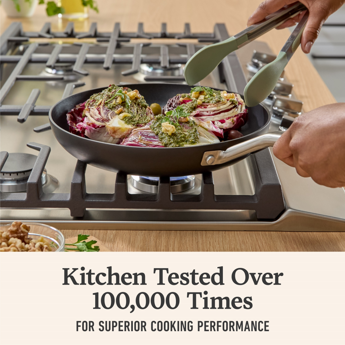 slide 6 of 6, Calphalon Hard Anodized Aluminum Nonstick Fry Pan Black, 1 ct