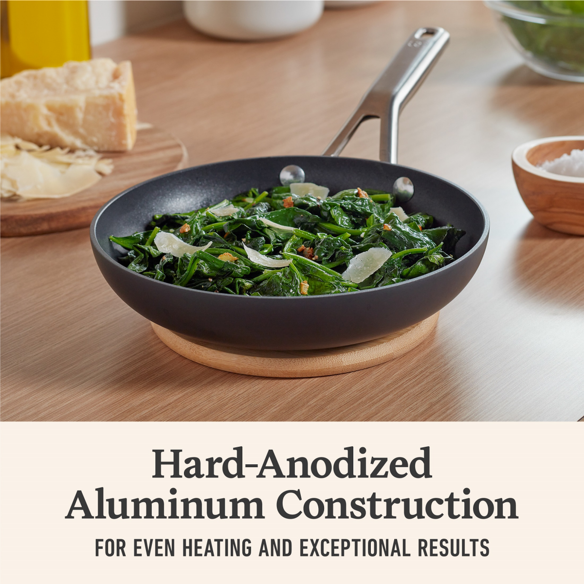 slide 3 of 6, Calphalon Hard Anodized Aluminum Nonstick Fry Pan Black, 1 ct