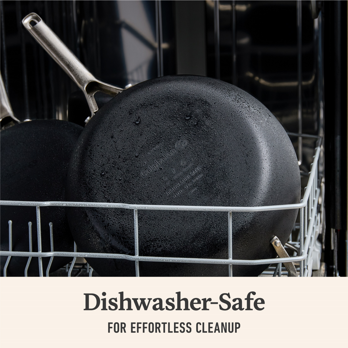 slide 4 of 6, Calphalon 12" Hard Anodized Nonstick Jumbo Fry Pan with Lid, 1 ct