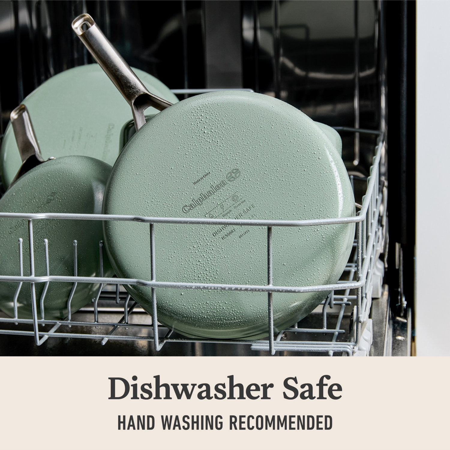 slide 6 of 6, Calphalon Ceramic 3qt Saute + Lid, 3 qt