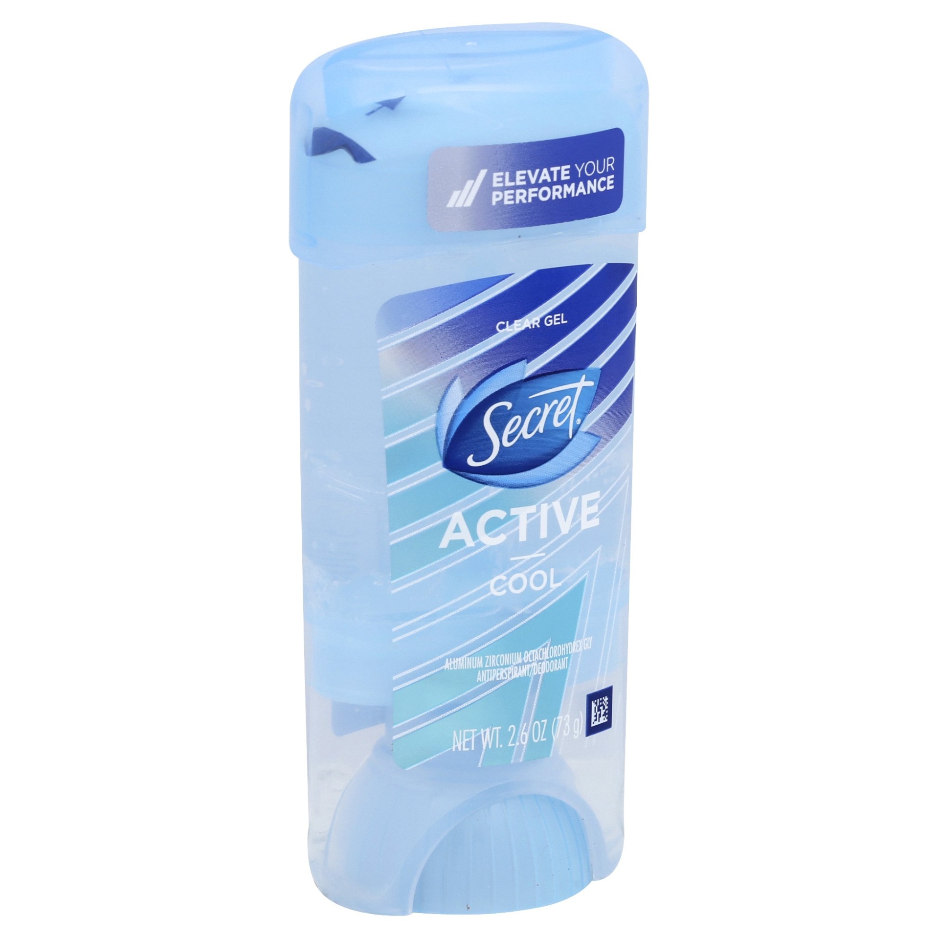 slide 1 of 3, Secret Active Cool Clear Gel Antiperspirant and Deodorant, 2.6 oz