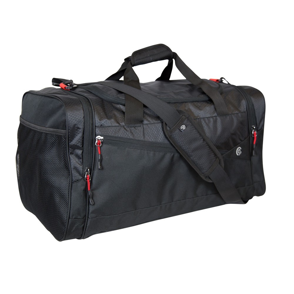 slide 6 of 7, C9 Champion Fitness Duffle - Black/Red, 22 in