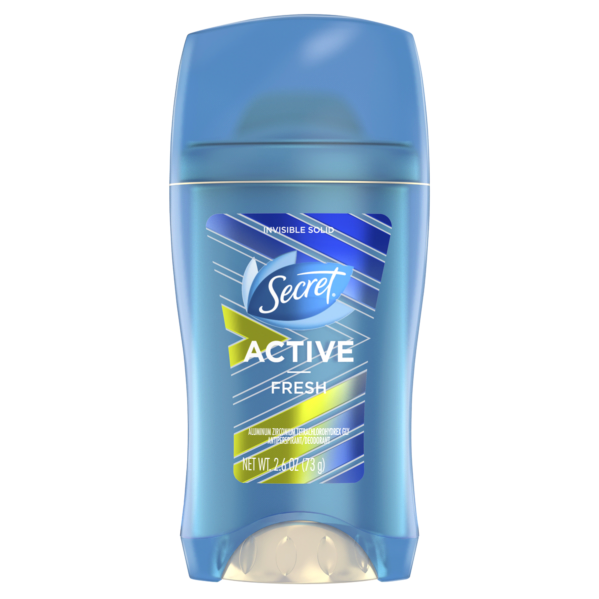 slide 2 of 4, Secret Active Fresh Invisible Solid Antiperspirant and Deodorant, 2.6 oz